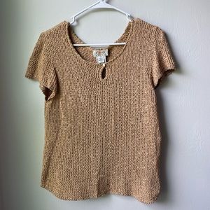 Silk knit shirt